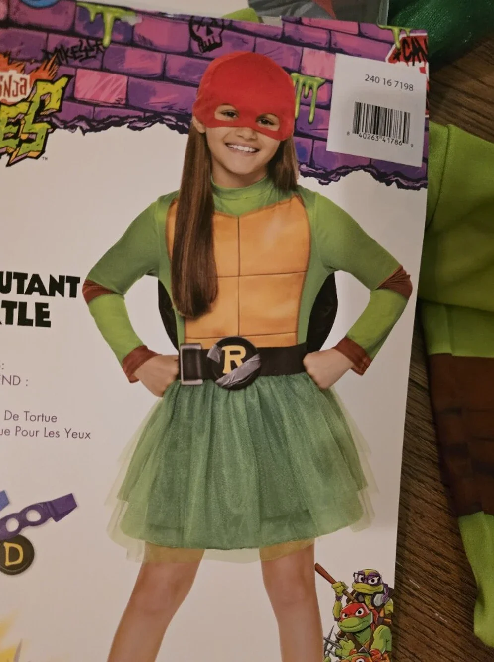 Teenage Mutant Ninja Turtles Girls Green 4-in-1 Costume